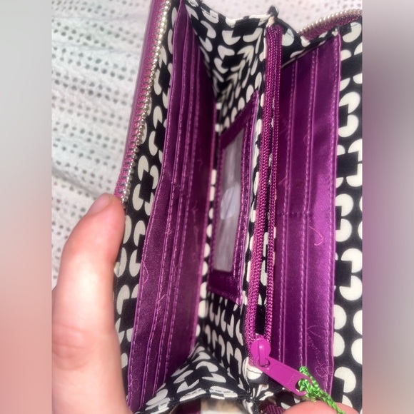 Vera Bradley Purple Faux Leather Wallet NWT!!! - Picture 7 of 11